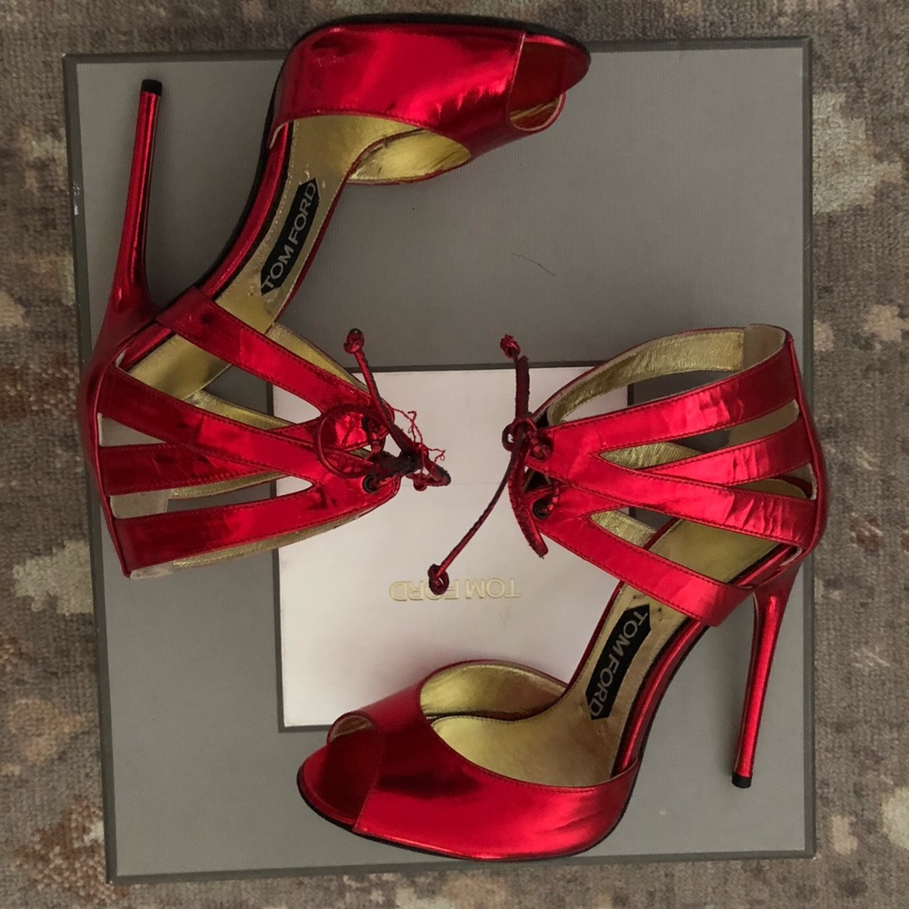 Authentic TomFord Red Metalic